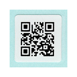 QRコードシール(15×15mm R1mm)